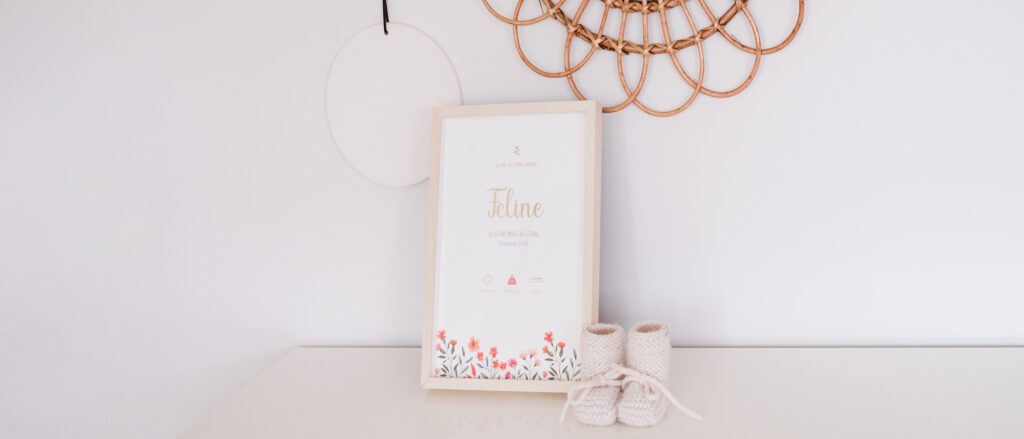 Geboorteposter laten ontwerpen